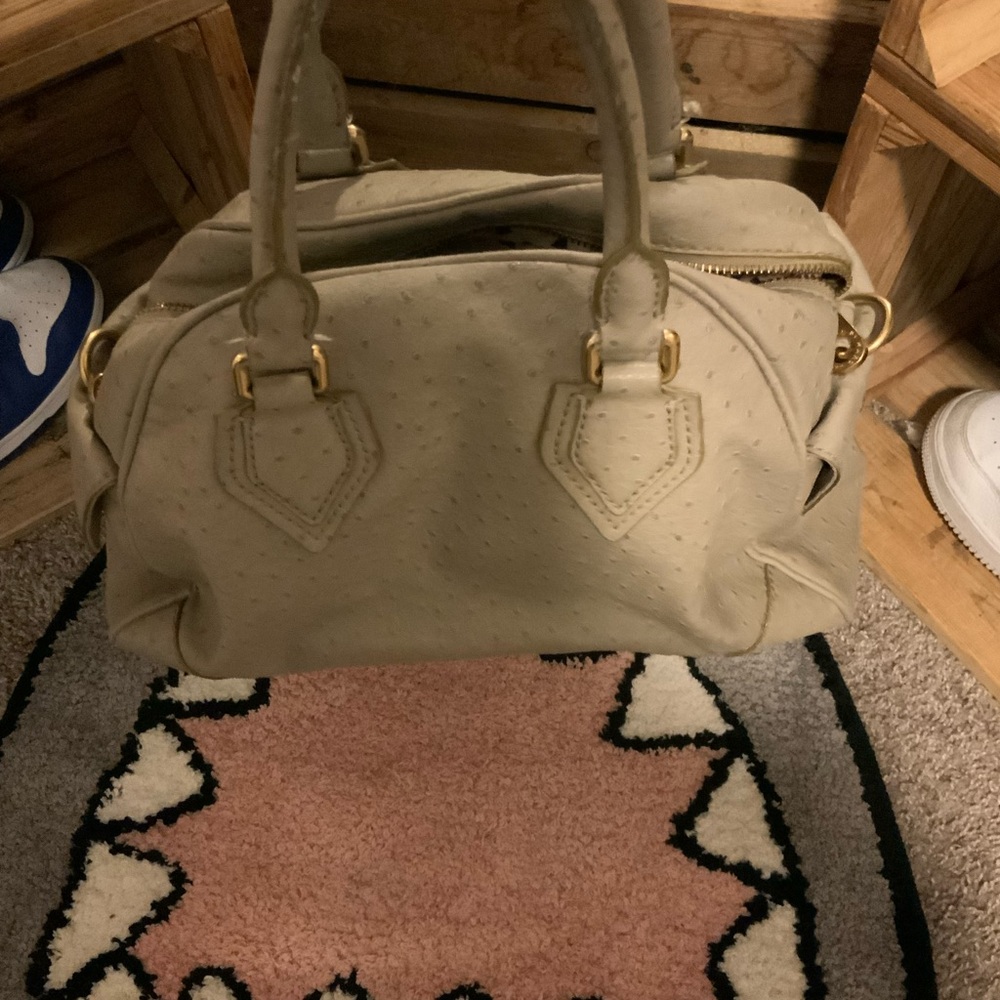 Marc By Marc Jacobs Cream Satchel Bag